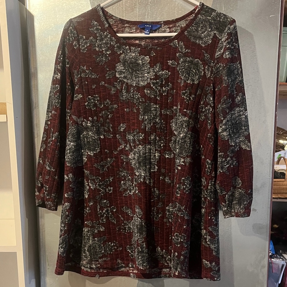 Long cozy shirt that can be dressed up for work.